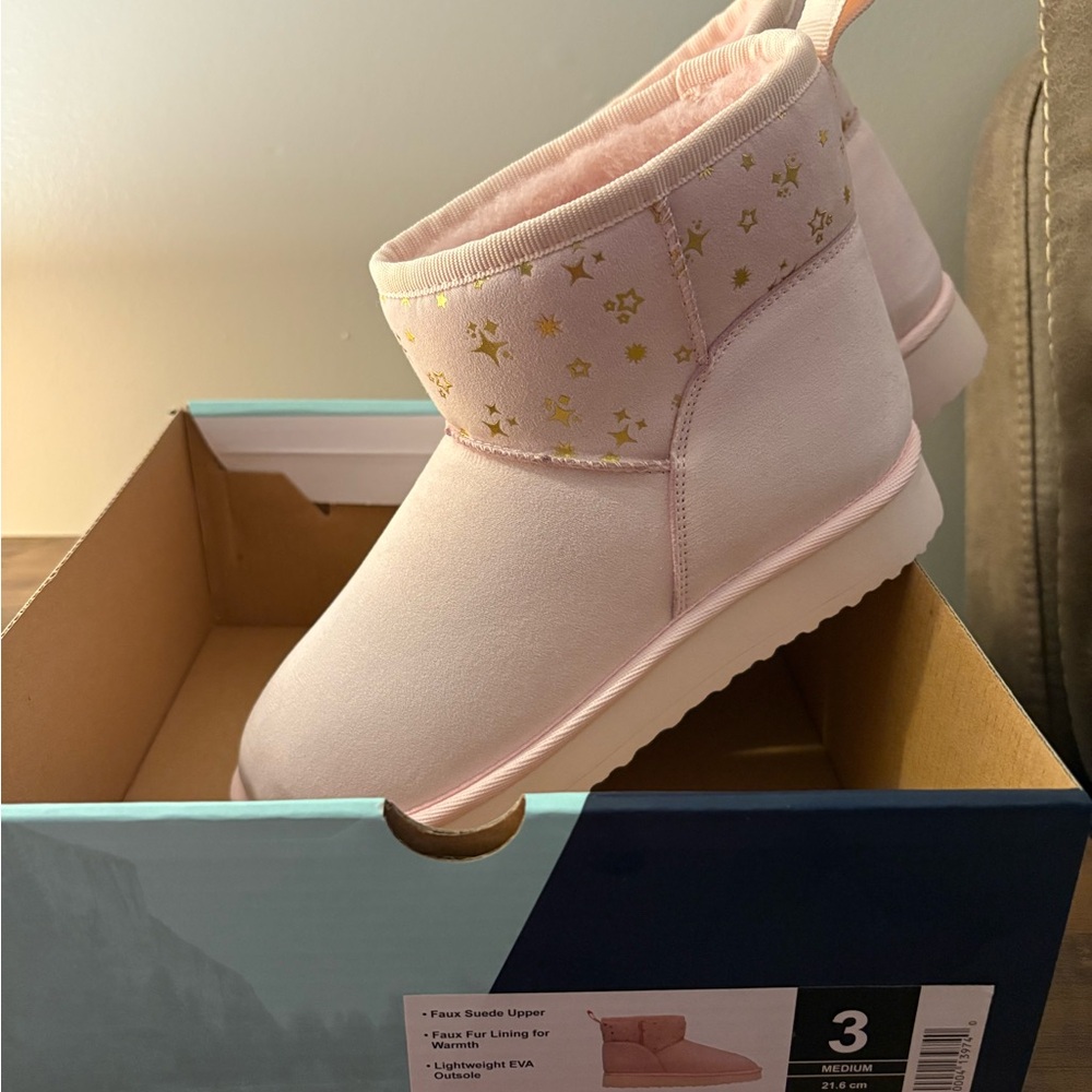 Magellan Outdoors Pink Star Kids Boots